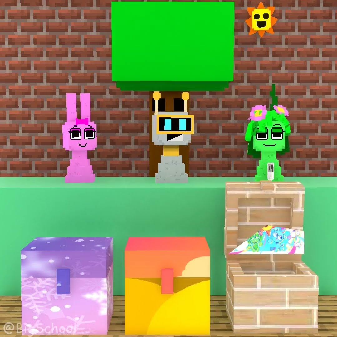 Matching Picture Challenge with Fun Bot, Pinky, and Green! ?