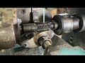 Cutting a diametral-pitch worm wheel with a lathe-made hob cutter