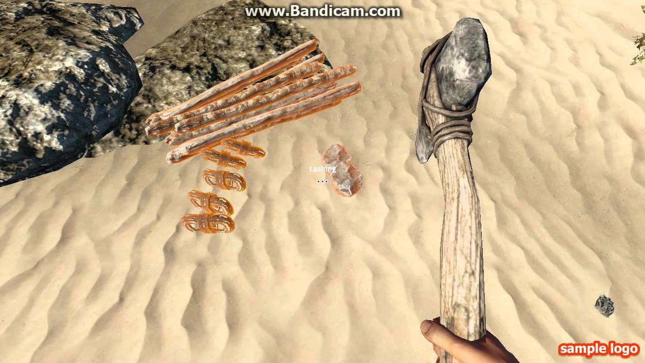 Stranded Deep Hướng Dẫn Chế Tạo Búa , Búa Xây nhà ,... - youtube