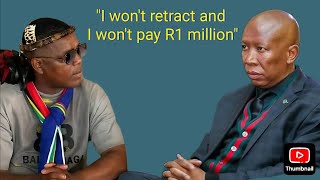 Unbelievable Ngizwe Mchunu responded to demands by Julius Malema attorney 