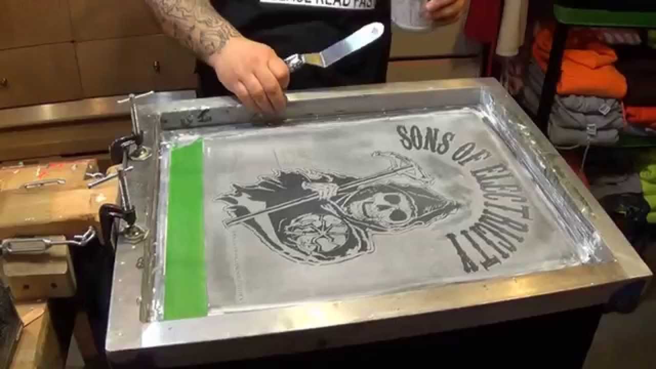Silk Screen On T Shirt YouTube