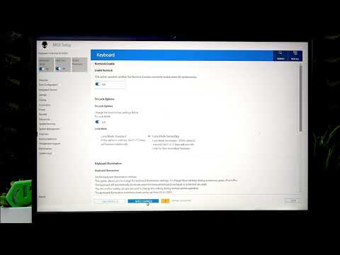 Alienware Aurora 16 – How to Enable or Disable Num Lock