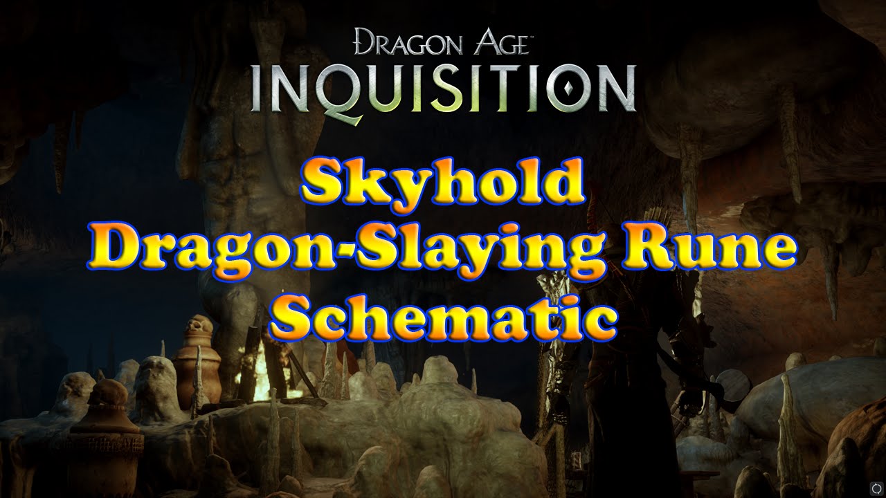 Dragon Age: Inquisition - Dragon-Slaying Rune Schematic Location