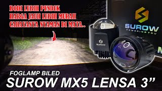 Review Foglamp Biled Surow MX5 Lensa 3 Inchi Bluelens