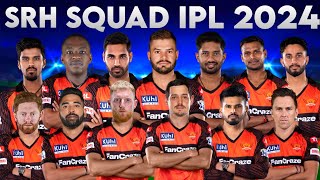 SRH IPL 2024 New Squad | SRH New Players IPL 2024 | SRH Release Players for IPL 2024