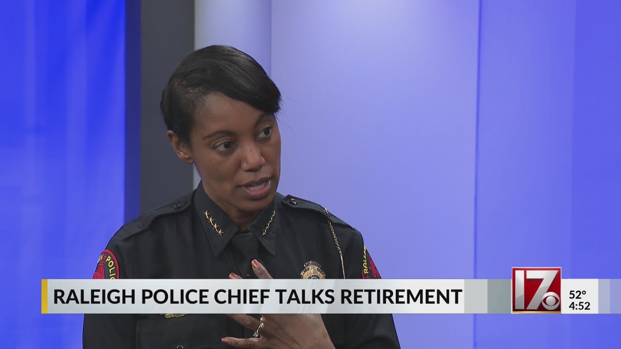 Raleigh police chief talks retirement - YouTube