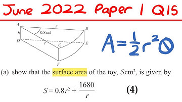 A Challenging Radians and Differentiation Exam Question - Edexcel A Level Maths