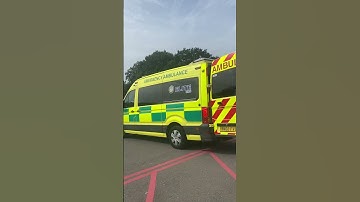 Inside the ambulance 🚑￼￼