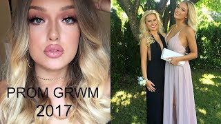 PROM 2017! GRWM Dress, Makeup and Hair Tutorial! Pinky, Rose Gold Tones screenshot 3