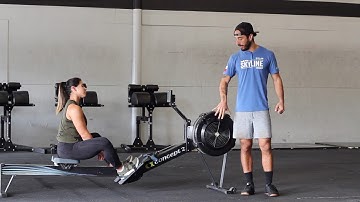 Setting the damper on a Concept 2 Rower - Skyline CrossFit