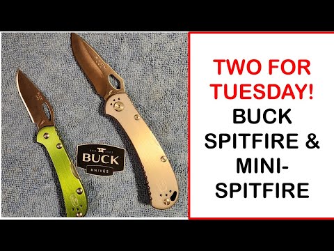 Two For Tuesday:  Buck Spitfire (722) and Mini-Spitfire (726) 