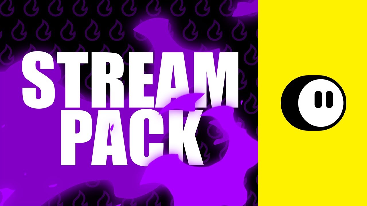 Fire Twitch Stream Pack - Purple