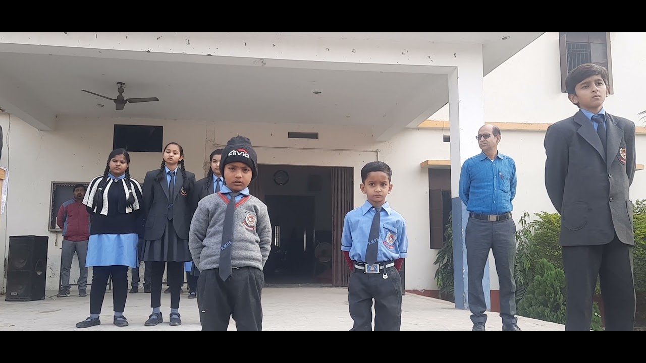 Morning Assembly of R M Public School, Bishambhrapur, Manjhagarh, Gopalganj Bihar