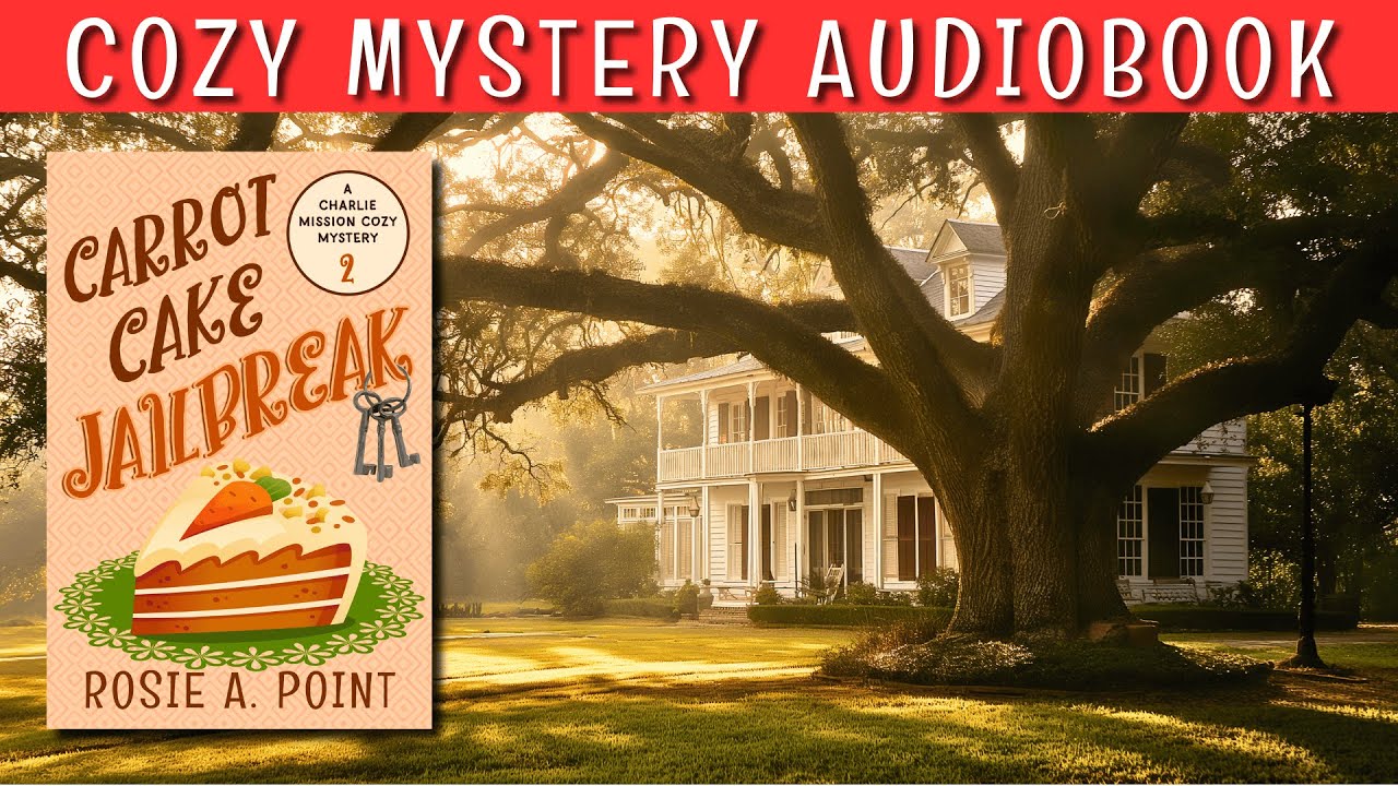 Carrot Cake Jailbreak (Full-length Cozy Mystery Audiobook) by Rosie A. Point. 🕵️‍♀️📚☕