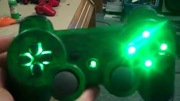 Green Ps3 controller Mod