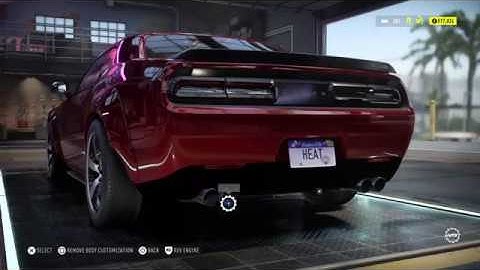 Need For Speed Heat - Dodge Challenger SRT8 Customization and Gameplay!