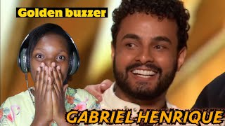 Gabriel Henrique :Golden buzzer / AGT (REACTION)#gabrielhenrique