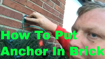 How To Install A Wreath On A Brick Or Concrete Wall Using Hammerdrill