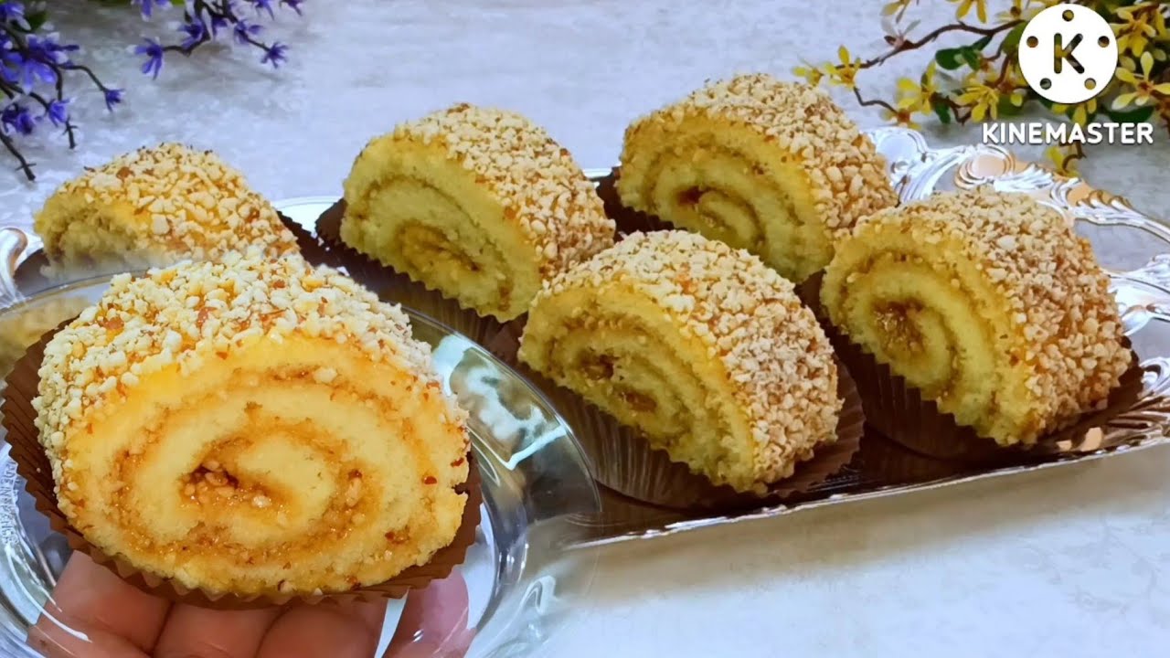 وصفة 5 الملاعق اقتصادية لذيذة جدا جدا  حضريه في اخر لحضة  بسكوي رولي  حمرلي وجهي مع ضيافي