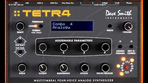 Tetra Synth-Retro Analog Bass My Demo Song