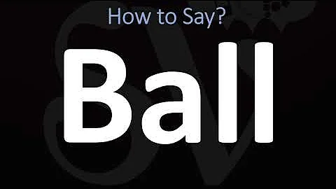 Wie nennt man Ball auf Englisch?