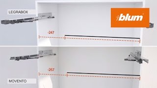 TIP-ON BLUMOTION for LEGRABOX and MOVENTO: assembly | Blum