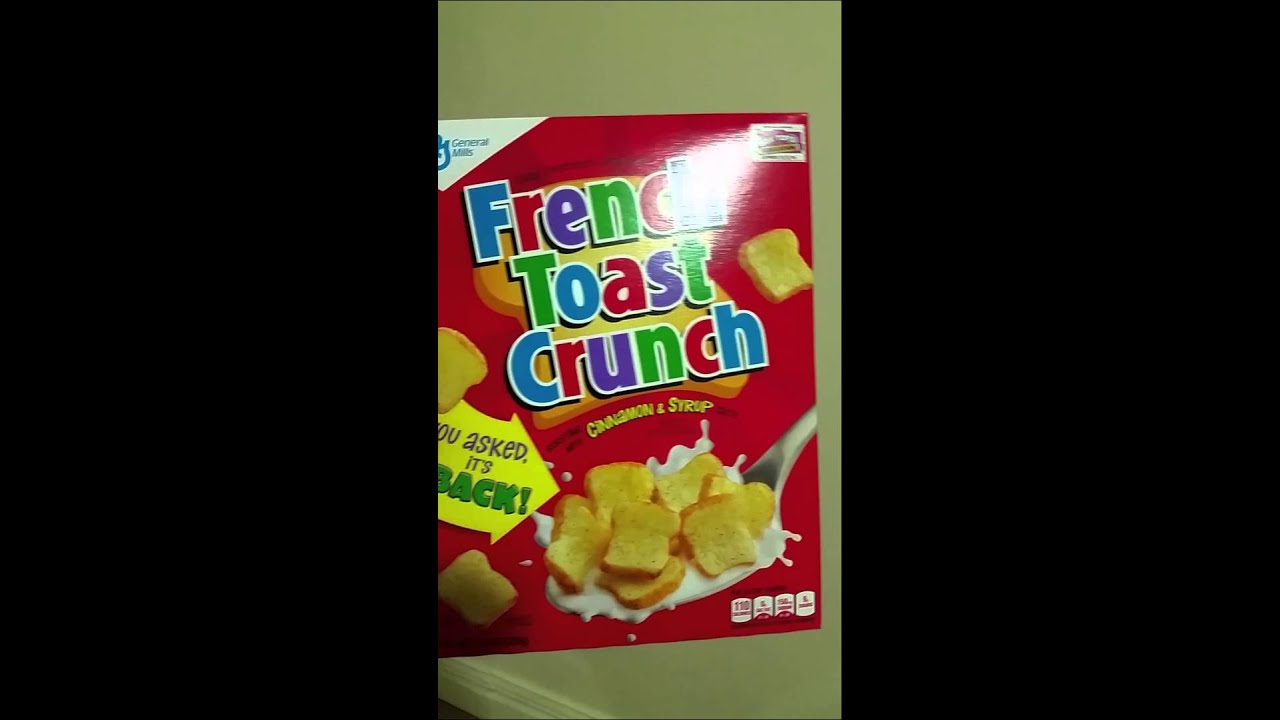 French Toast crunch is back!!!!! YouTube