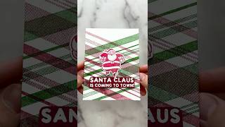 Make An Easy DIY Christmas Card With Me!✨ ASMR Crafting #asmr #asmrsounds #craft #art