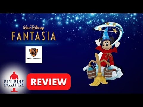 Review Figurine Mickey Fantasia DAH Beast Kingdom - YouTube