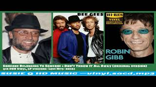 Bee Gees Duo  Someone Belonging To Someone  Dont Throw It All Away  original Version  Lp Vinyl