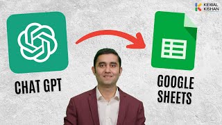 How to use ChatGPT in GOOGLE SHEETS | SHEETGPT Addon | Kewal Kishan