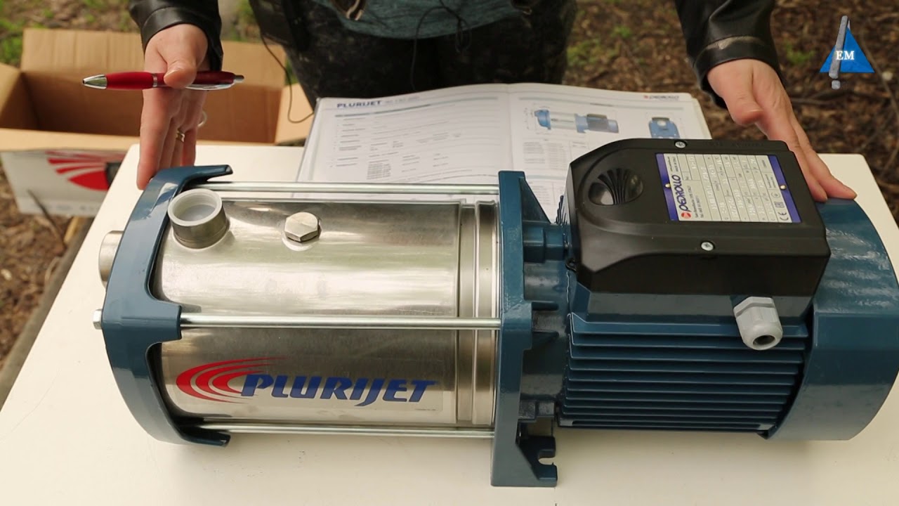 насос Pedrollo PLURIJET 5 90 - YouTube