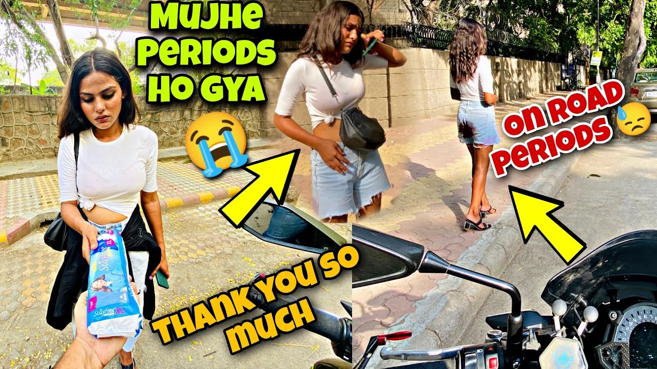 Helped A Cute Girl between periods🩸🥹