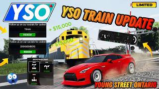 *NEW* YSO TRAIN UPDATE!!! LIMITED CAR + MONEY CODE + MORE
