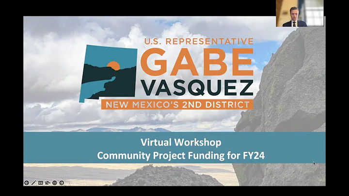 Rep. Vasquez FY24 Community Project Funding Webinar