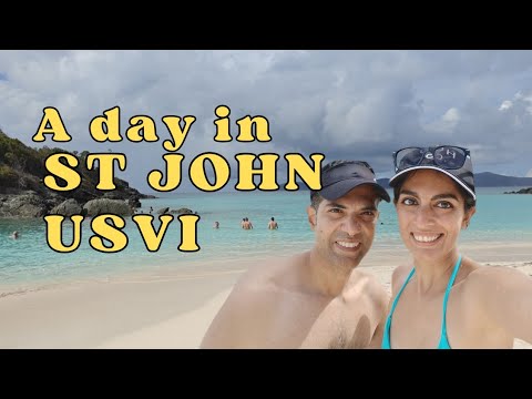 A day in St John USVI | BEST beach in America