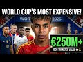 TOP 15 Most Expensive Football Players at the World Cup 💰⚽ | Transfer Values 2026