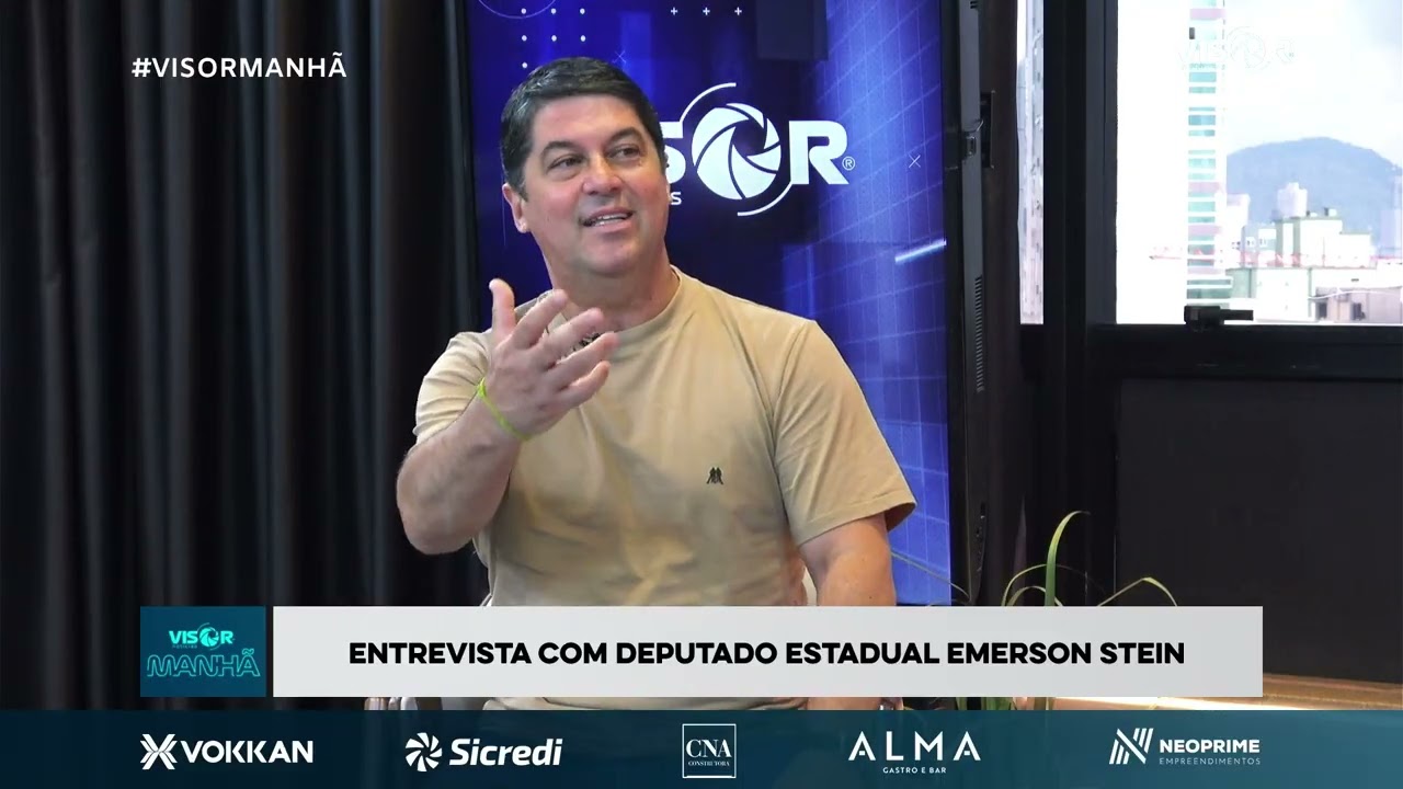 📺 Visor Manhã recebe o deputado estadual Emerson Stein