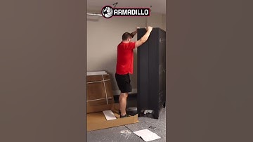 Armadillo Tough High Quality Garage Cabinet Storage Assembly