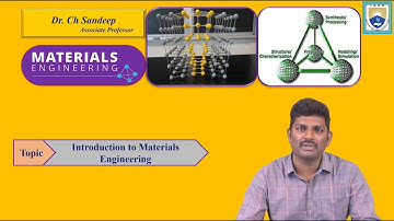 Introduction to Materials Engineering by Dr. Ch Sandeep