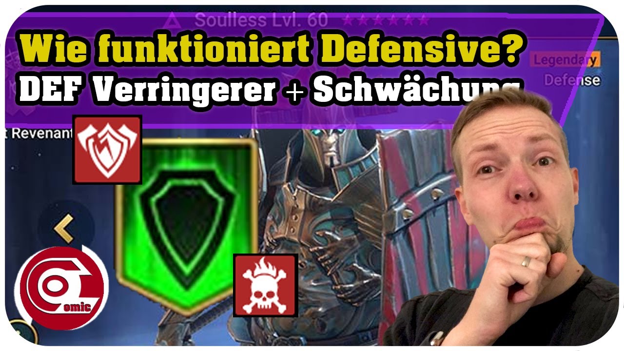 Wie Funktioniert Defensive Mit Def Verringerer Und Schwachung Raid Shadow Legends Ocomic Youtube
