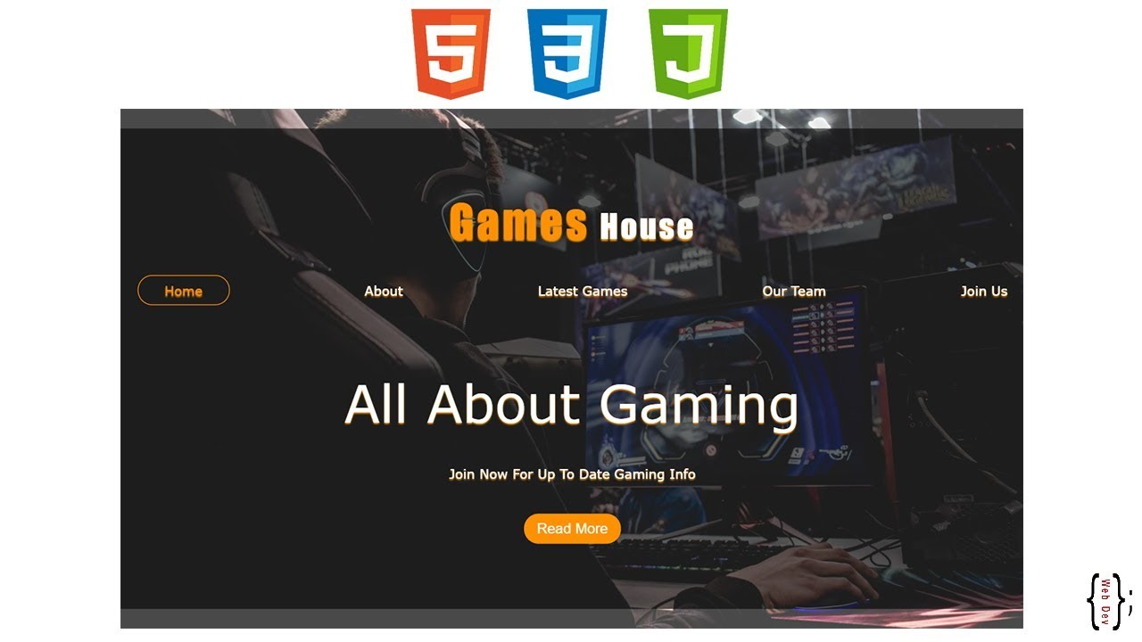 Create a Website (hero section) using HTML and CSS / Web Homepage ...