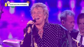 Rod Stewart ‘Look In Her Eyes’ ‘Maggie May’ Children In Need Rocks