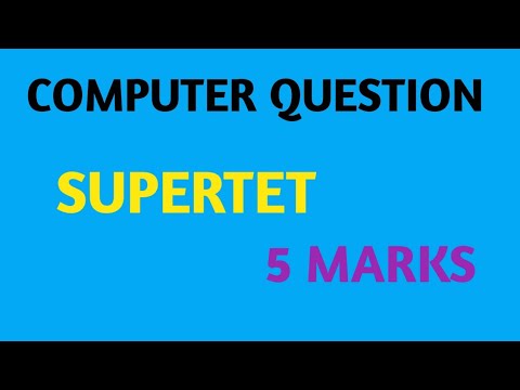 SUPERTE  2020 ...COMPUTER ONELINEAR QUESTION