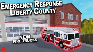 New Fire Trucks Roblox Emergency Response Liberty County Youtube - lexington fire department on roblox