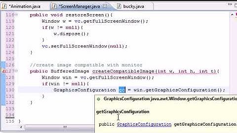 Java Game Development | Chapter - 19 -  Compatible Buffer Images ‏