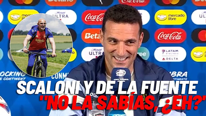 Scaloni sorprende con su confesión sobre Luis de la Fuente: "No la sabías, ¿eh?" I MARCA