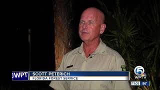 Massive brush fire burns 32,000 acres in South Florida, smoke visible in Palm Beach County