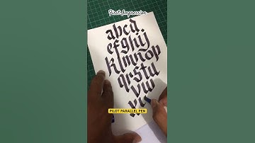 Pertama Kali nyoba PILOT Paralel Pen #shorts #pilotparallelpen #satisfying