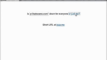 is the website down for everyone or just me?